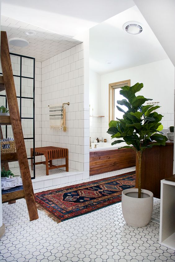 łazienka rustykalna, łazienka w stylu farmhouse, jak urządzić stylową łazienkę, trendy łazienkowe