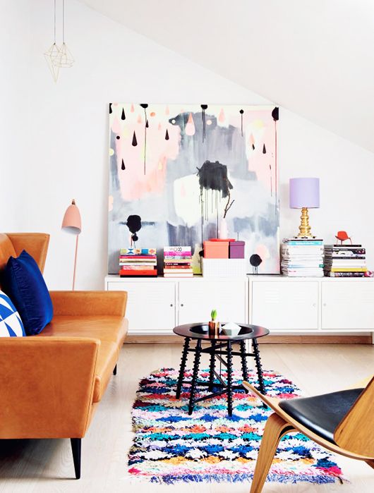 kolory pantone, trendy kolorystyczne 2017, wiosenne dekoracje do mieszkania, salon w stylu skandynawskim
