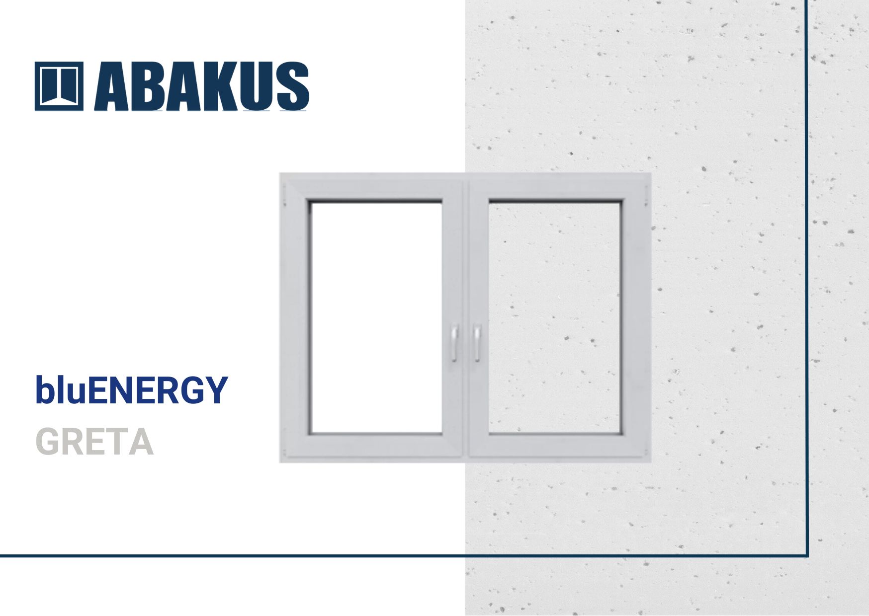 Nowe blu ENERGY GRETA od Abakus – poznajcie okna jak z betonu